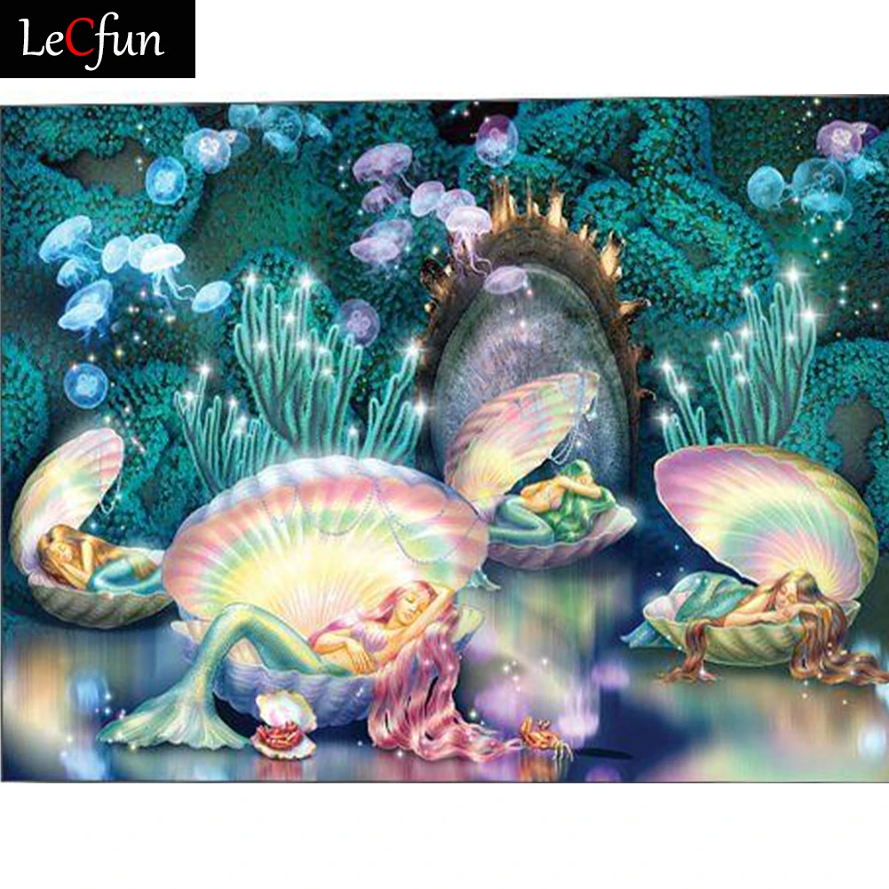 Набор для алмазной покраски LeCfun 5D с бусинами набор рисования сказочных эльфов