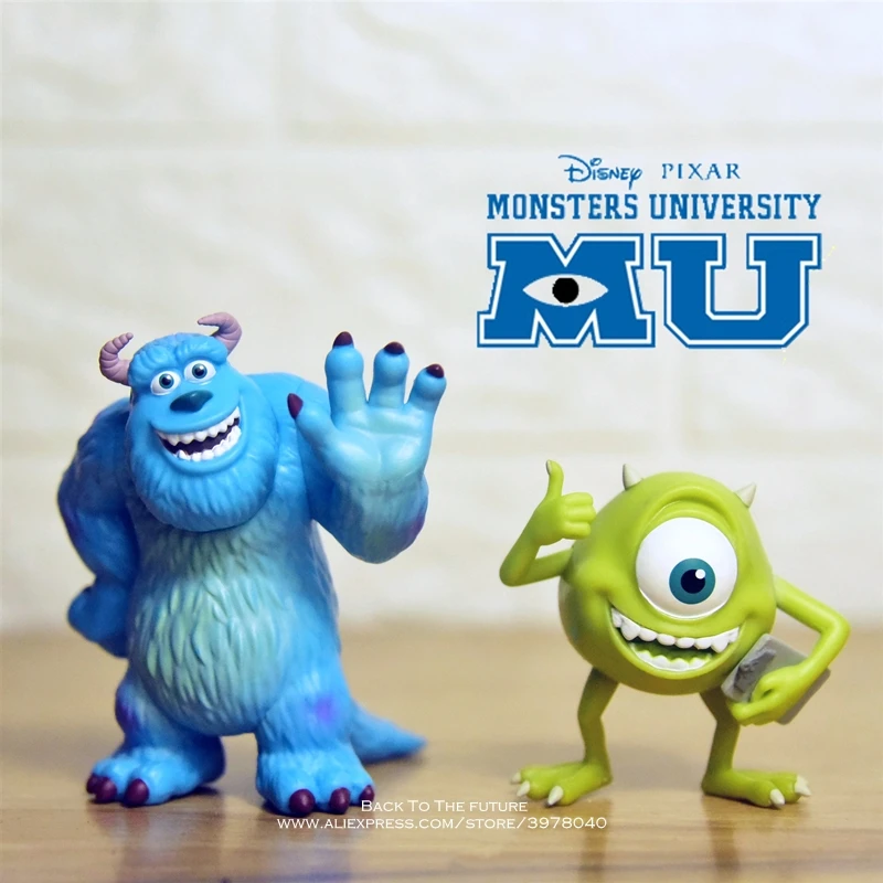 Disney Monsters University Mike Wazowski Sullivan 5 7 см фигурка модели игрушек для детей|Игровые фигурки