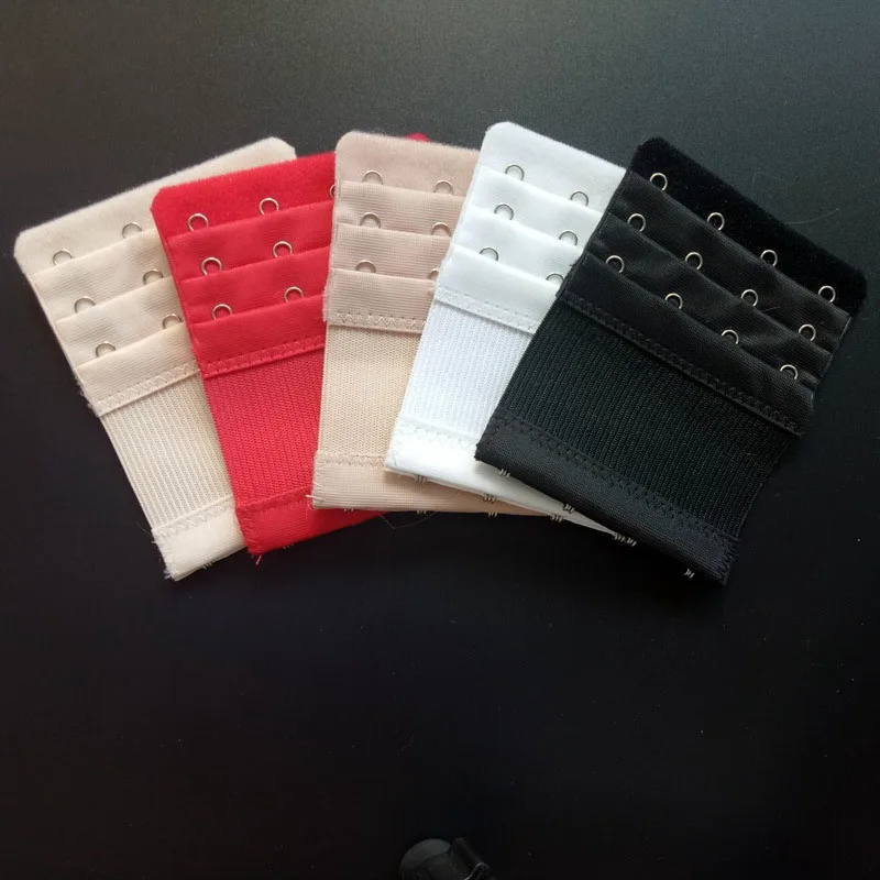 4 Hook Bra Extender For Women's Elastic Bra Extension Strap Hook Clip Expander Adjustable Belt Buckle Intimates 1Pcs