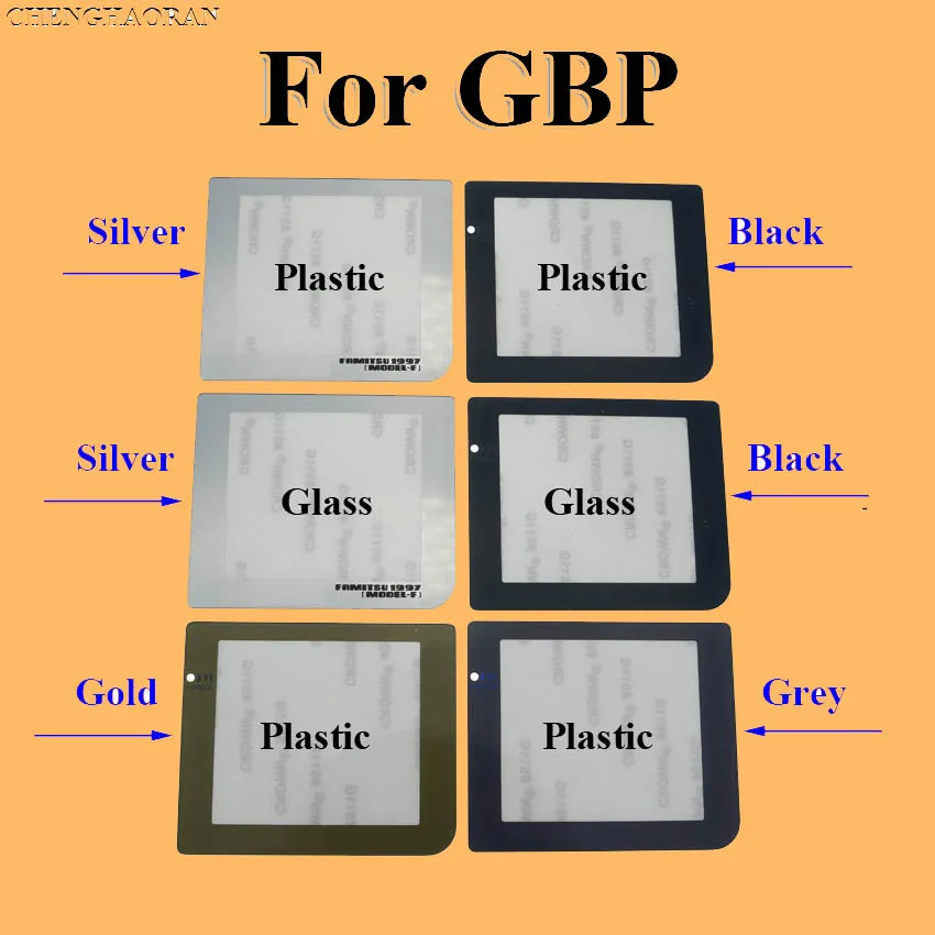 50 шт. серебристые черные серые золотистые пластиковые стеклянные линзы ChengHaoRan