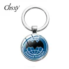 Брелок CHSXY USSR, советский спецназ, фотография, стеклянный купол, автомобильный брелок, круглые металлические брелки для военных фанатов, подарки