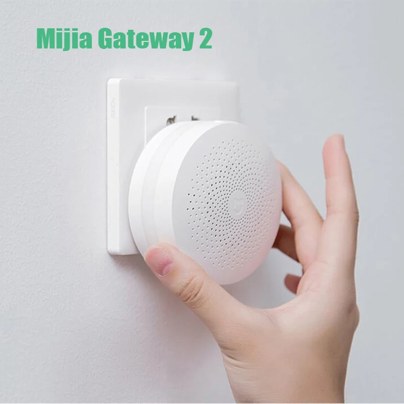 Обновление mi jia умный дом Многофункциональный шлюз 2 хаб сигнализация интеллектуальная онлайн радио ночной Светильник Колокольчик для xiaomi