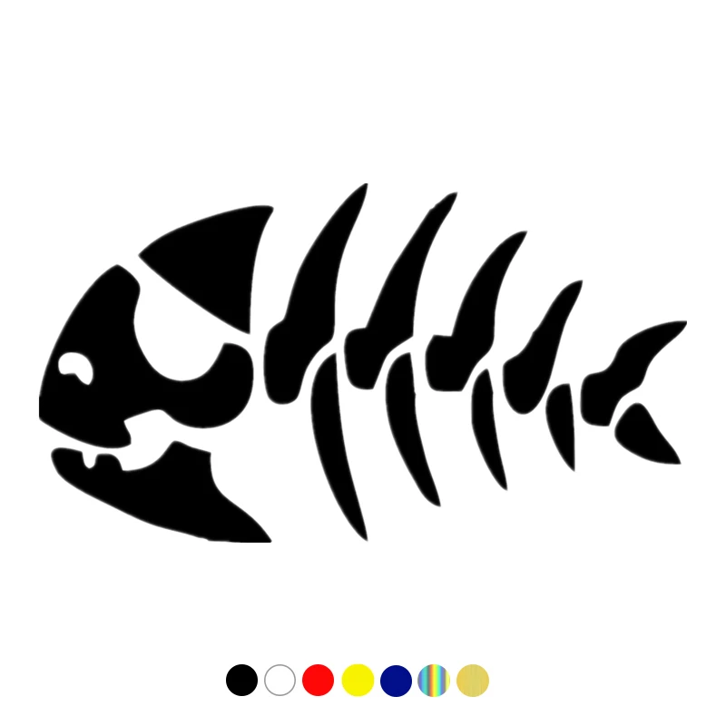 

CS-10025# наклейки на авто Рыбий скелет водонепроницаемые наклейки на машину наклейка для авто автонаклейка стикер этикеты винила наклейки ста...