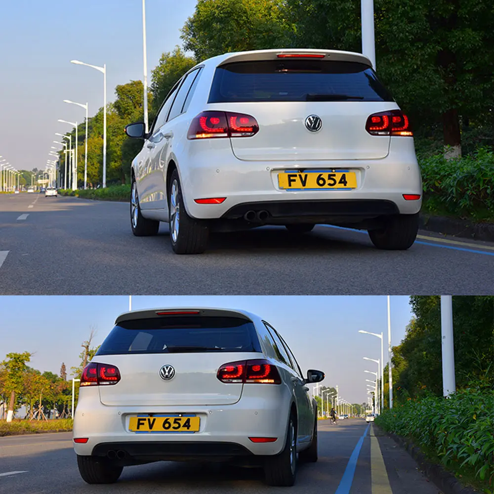 Светодиодный задний фонарь для Golf 6 2008 2009 2010 2011 2012 2013 светодиодный поворотный