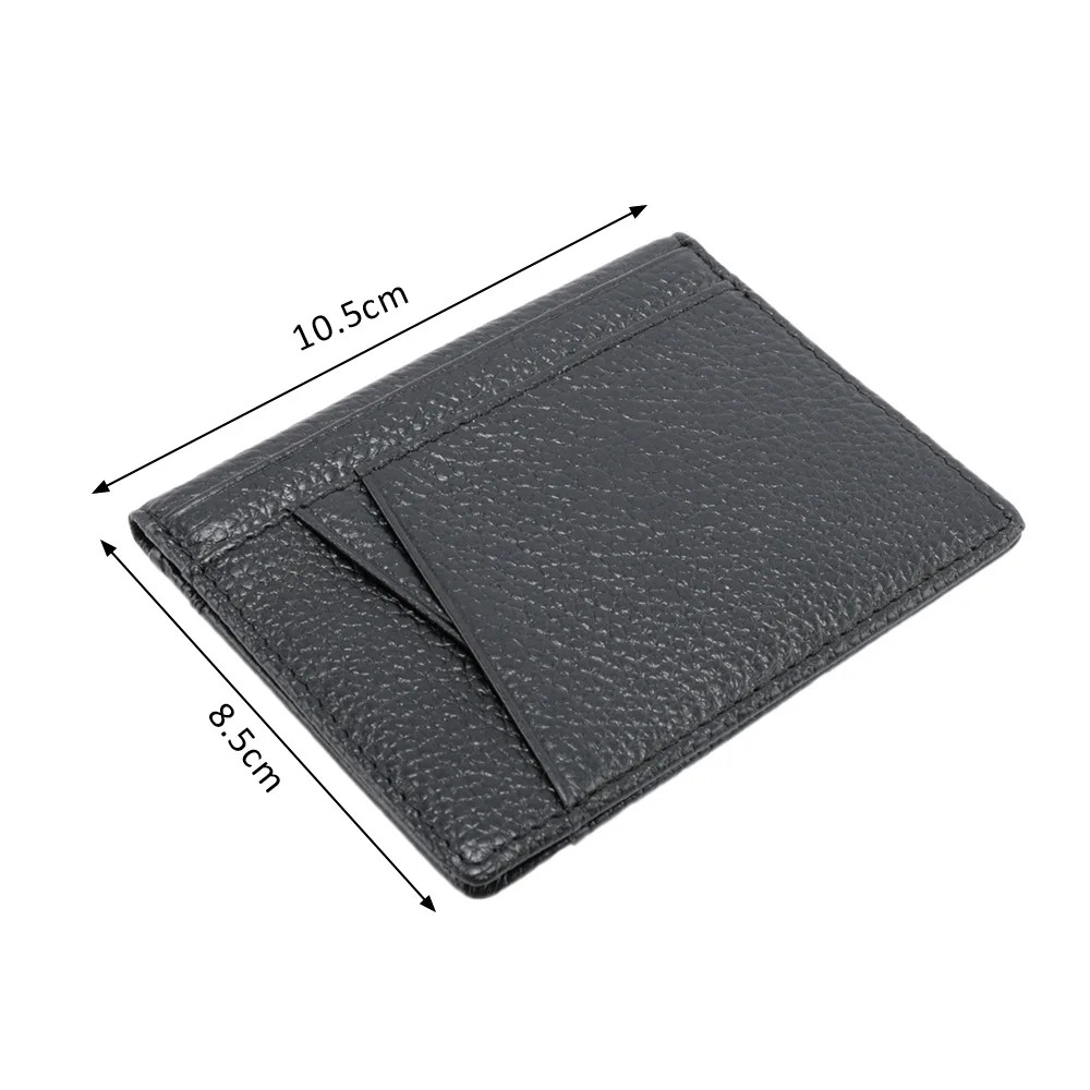 Супертонкий мягкий кошелек из 100% овечьей кожи мини для кредитных карт держатели