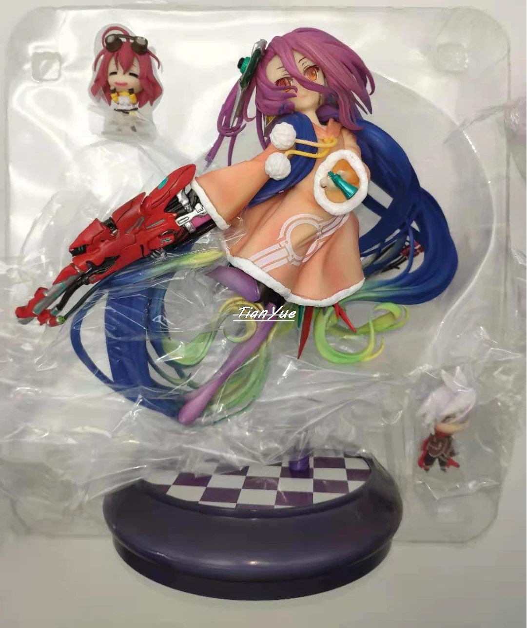Аниме No Game Life Hubby Dora ZERO Shiro 1/7 ПВХ экшн-фигурка модель игрушки 22 см - купить по