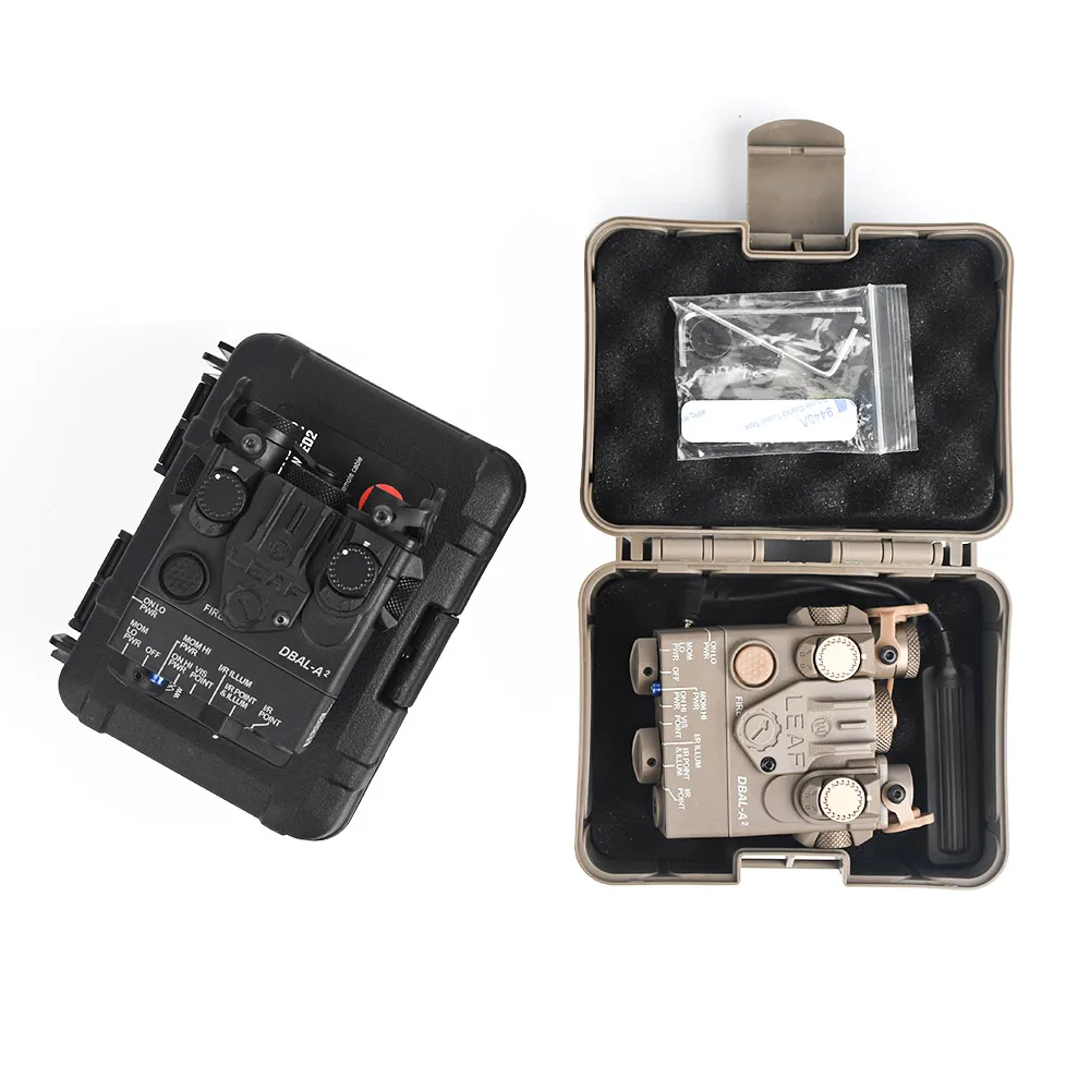 

WADSN Tactical DBAL-A2 Green Dot IR Laser Sight Scout Light Plastic Ver Airsoft PEQ DBAL Weapon Light Pressure Pad Tape Switch