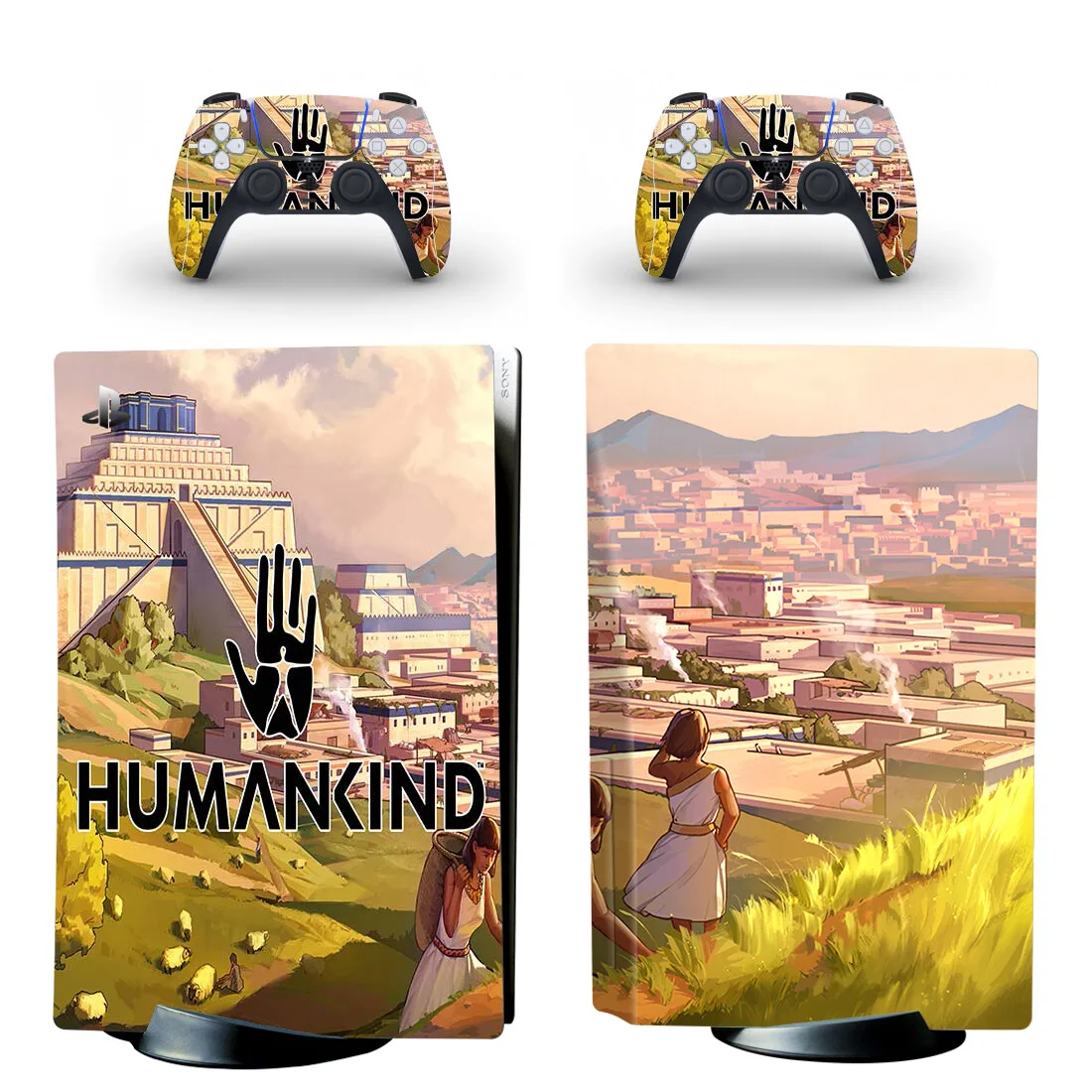 

Huma King PS5 Standard Disc Edition Skin Sticker Decal Cover for PlayStation 5 Console & Controller PS5 Skin Sticker Vinyl