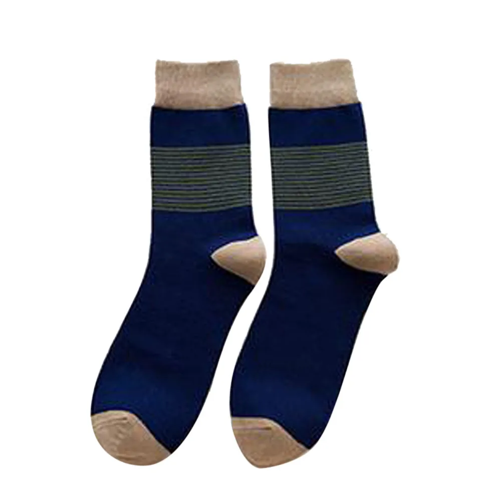 Уличные носки унисекс Calcetines de invierno Супер Модные Классические хлопковые в полоску