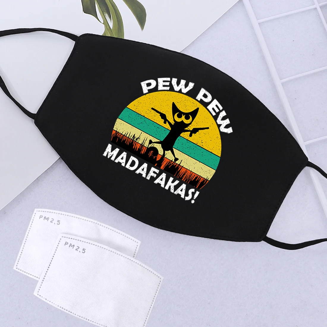 

Pew Madafaka Print New Arrival Masks Adjustable PM2.5 Activated Carbon Filter Paper Male Adult Breathable Dustproof Mascarillas