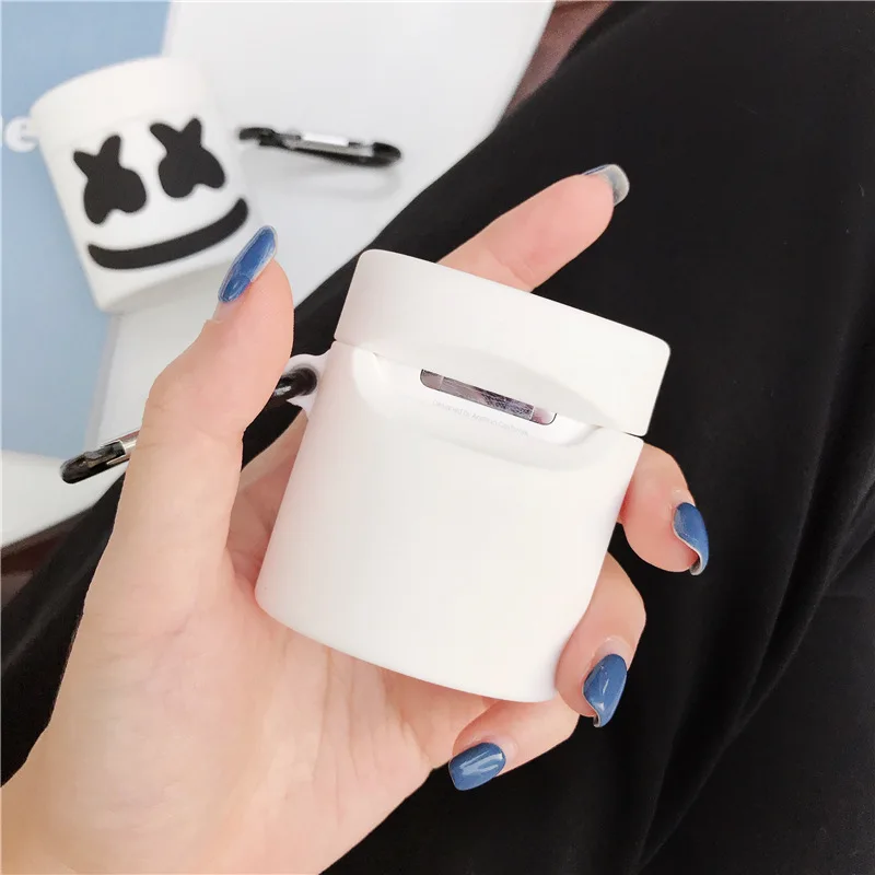 

3D Cute Cartoon Ghost for Airpods Case Evil Earphones Protective Covers for Air Pods 2/1 Cases for AirPod Charging Box Capa