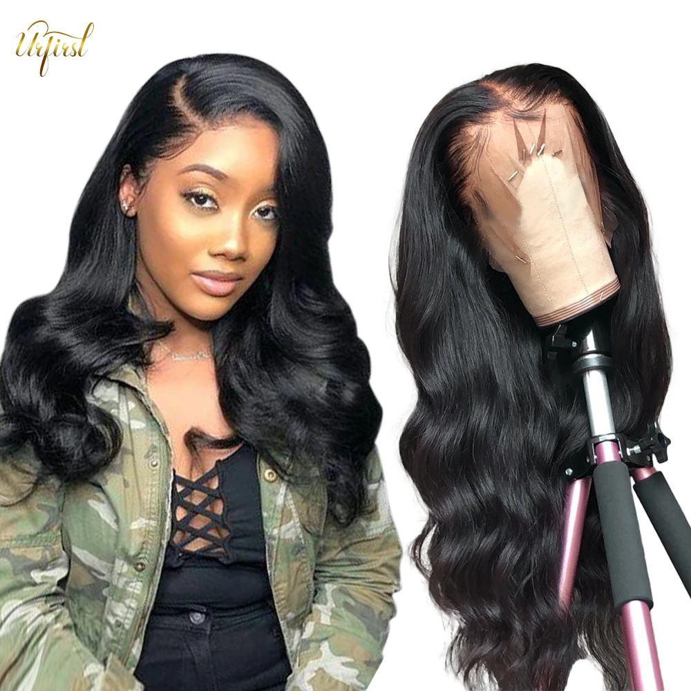 Body Wave Lace Front Human Hair Wigs Transparent Lace Frontal Wig Pre Plucked 13x6 Lace Front Wig Remy Brazilian Closure Wig