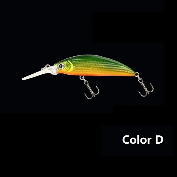 Color D Новинка, мини приманка для рыбной ловли, гольян, 5 см, приманка, Реалистичная, Свинг, маленькая рыба, жесткая, для глубокого дайвинга, приманки, высокое качество, вибрация, Япония, ima, 50ss - Цвет: Color D