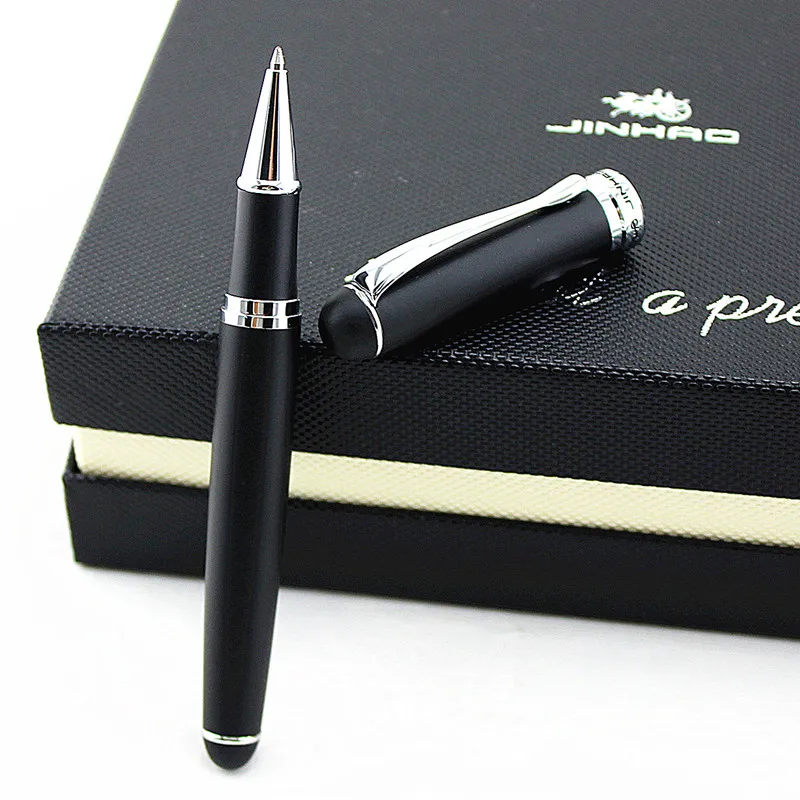 JINHAO X750 бизнес роликовая ручка измельчитель песочного цвета письменный