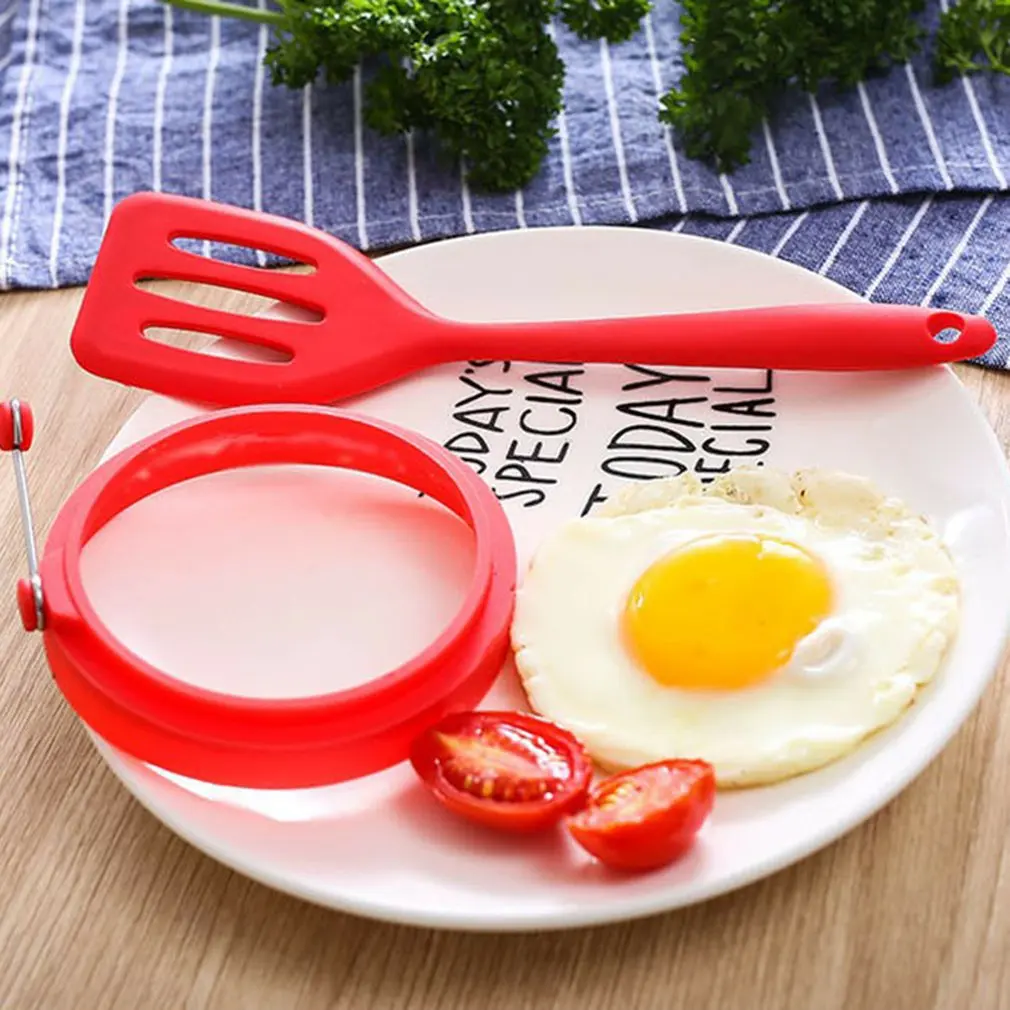 Silicone Turners Gadgets Kitchen Tools Egg Fish Frying Pan Scoop Fried Shovel Spatula Cooking Utensils | Дом и сад