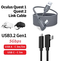 for oculus quest 2 link cable 5m usb 3 0 quick charge cables for quest2 vr data transfer fast charges vr headset accessories