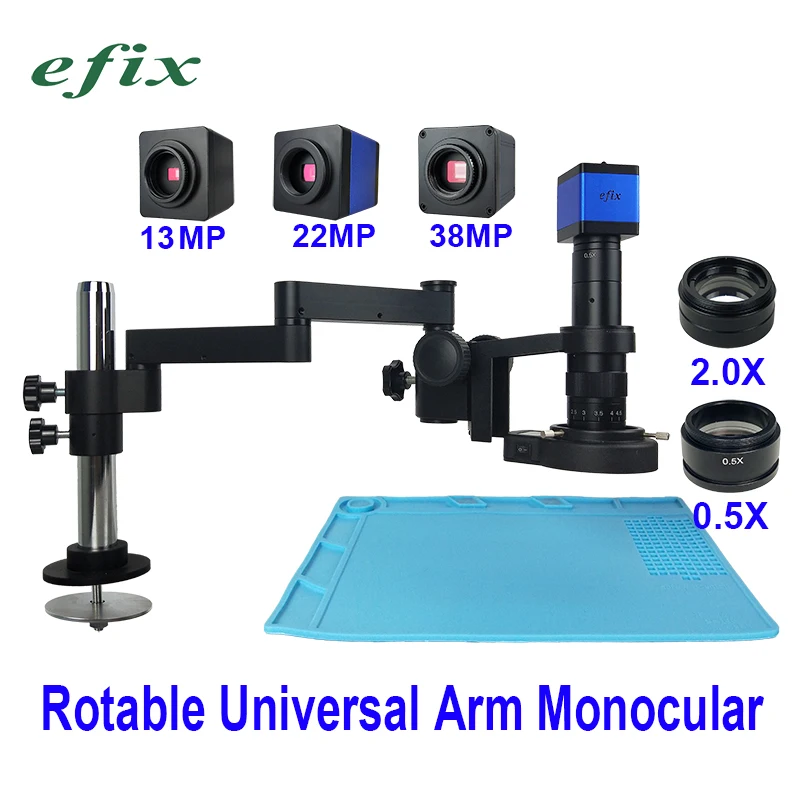 Rotable подставка поддержка монокулярное видео микроскоп HDMI VGA HD USB цифровая