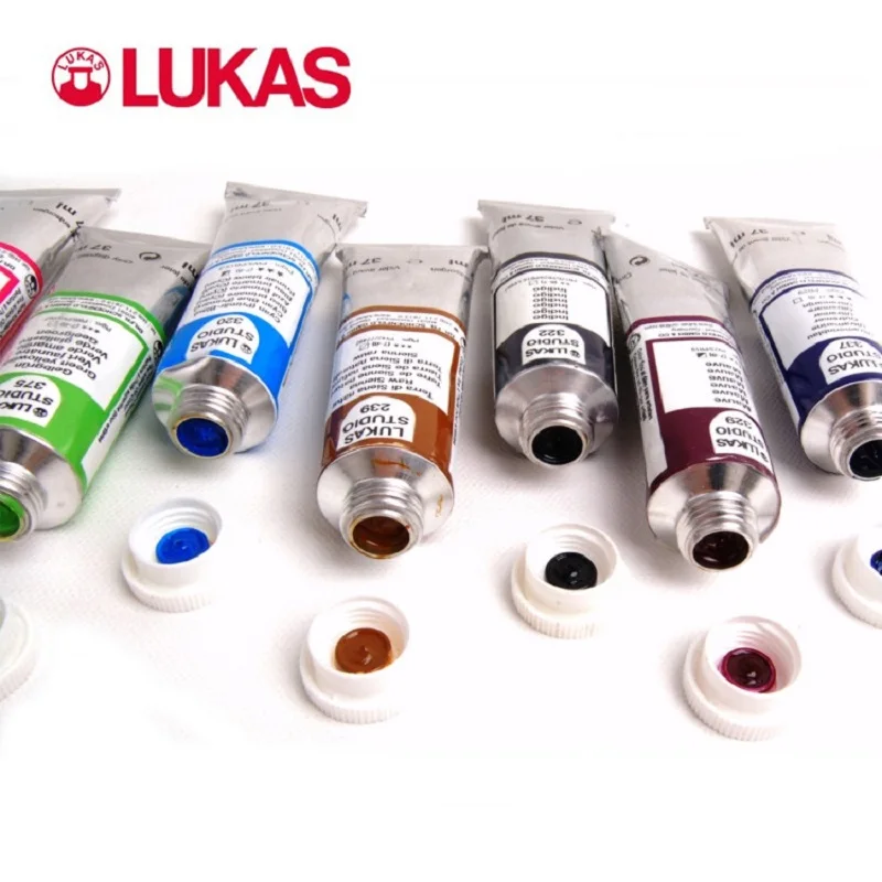 

German original LUKAS 48 color oil painting tube 200ml oil paint school supplies