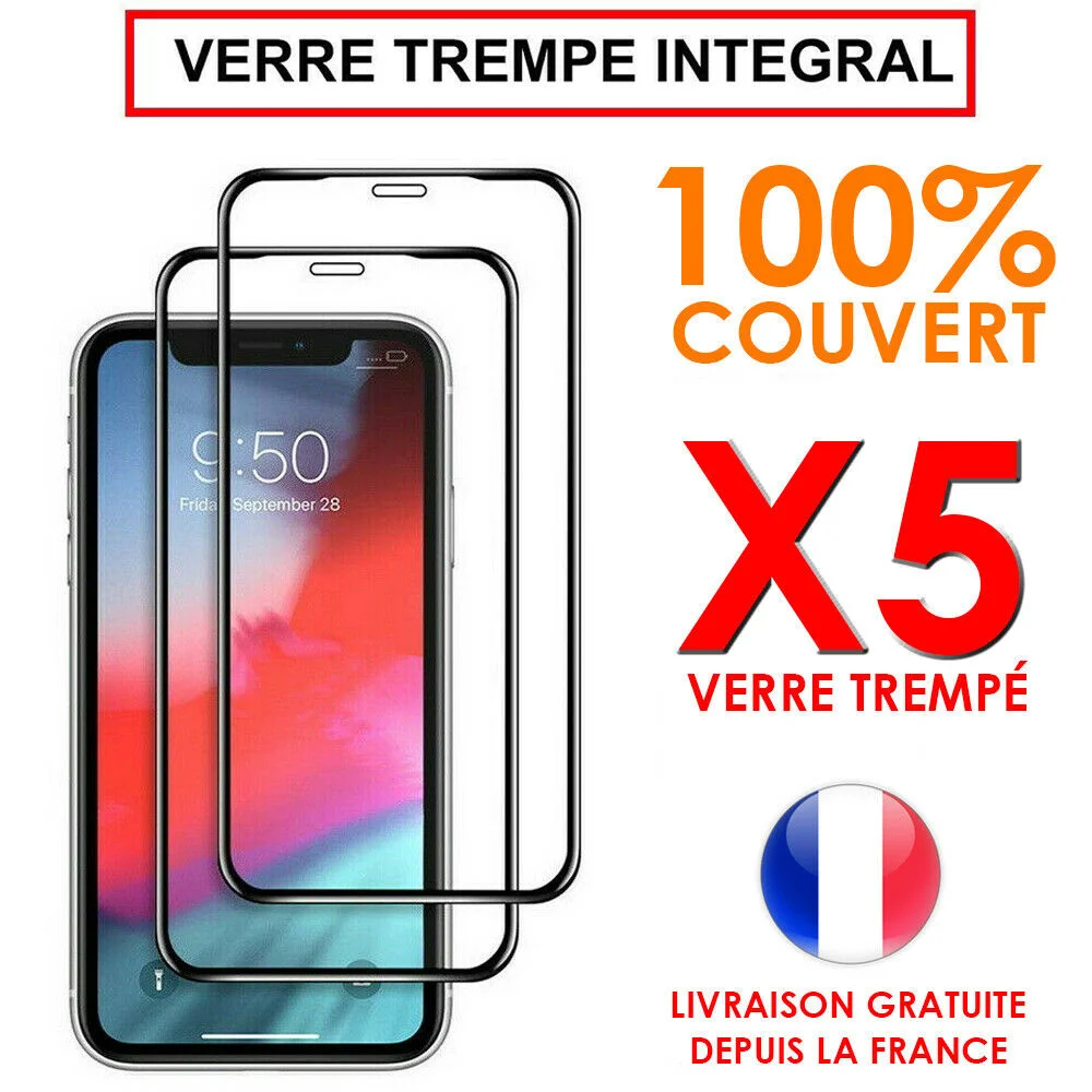 

Verre Trempe Vitre Protection Ecran For Iphone 12 11 Pro Max Se 6 7 8 X Xr