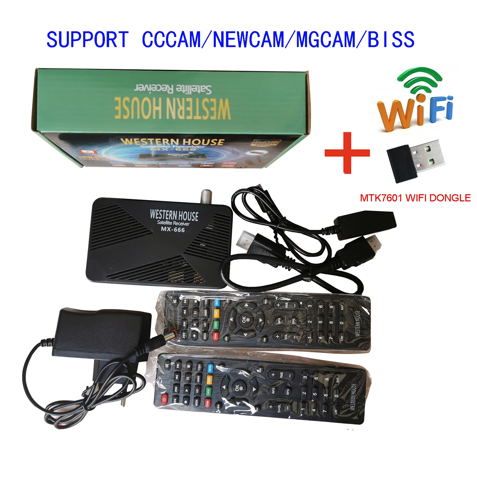 Стандартный спутниковый приемник ТВ-приставка 1080P HD ТВ-декодер You tube cccam golden pro NEWCAM