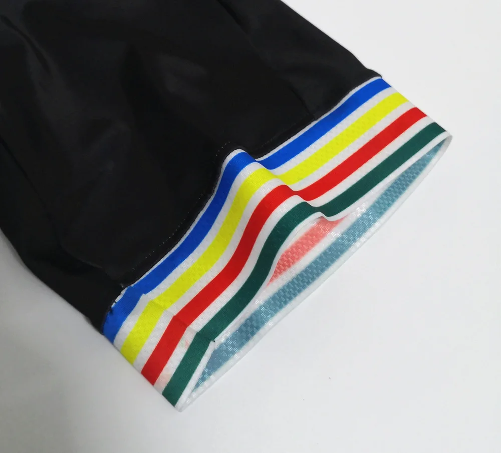 2020 радужная полоса Pro гоночный костюм для велоспорта триатлон короткий рукав