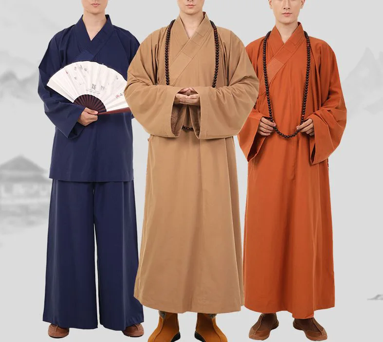 Высококачественный хлопковый и льняной костюм Шаолинь монах кунг фу для