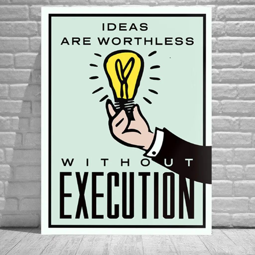 Алек Монополия идеи и исполнение Абстрактная живопись украшение на стену маслом