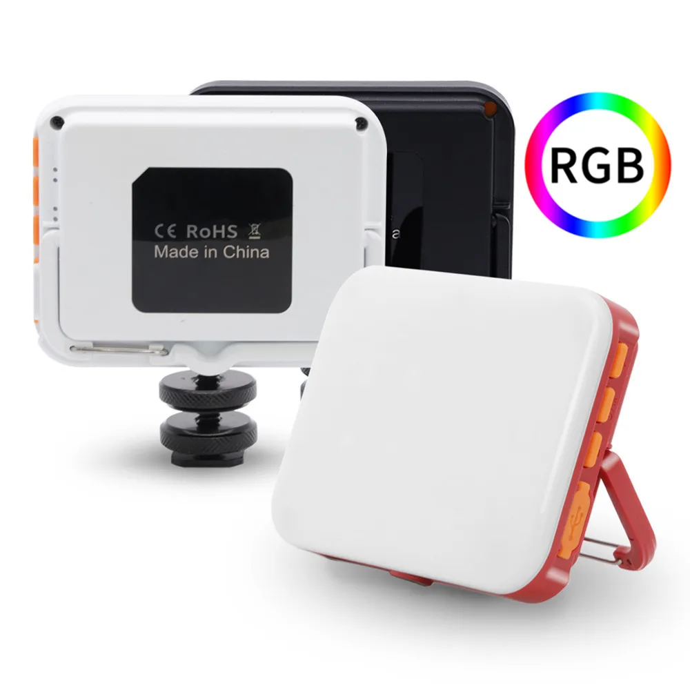

LY-01 Mini RGB LED Video Light Portable Pocket photography Light Vlog Fill Light for Smartphone DSLR SLR Camera Lamp