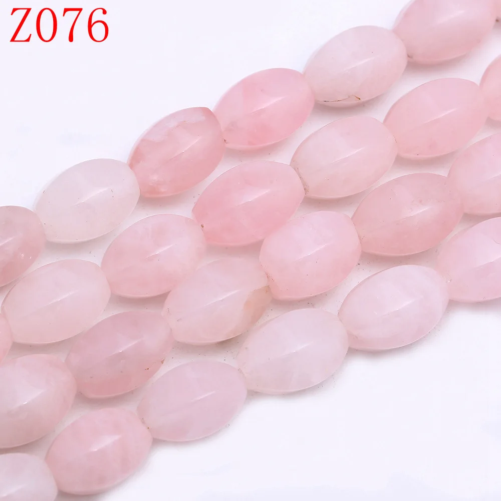 Rose Quartz Yumten круглый опал бусины 10 мм* 14 мм Природный Оникс розовый кварц яшма бусины из халцедона ручной работы ювелирные изделия ожерелье Браслеты натуральные камни бисер для бисероплетения - Цвет: Rose Quartz