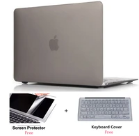 frosted surface matte hard cover casescreen protectorkeyboard cover for macbook air 11 13 pro retina 12 13 15 touch bar 13 15