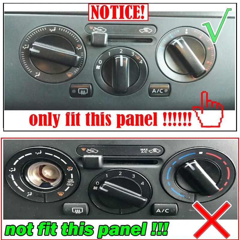 Ручки переключателя для подогревателя переменного тока Nissan Cube Micra March NV150 AD Van