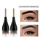 Гель для бровей с воздушной подушкой, 4 цвета, средство для увеличения бровей, жидкий стойкий помада для бровей, водостойкий стойкий тонированный макияж для глаз, F5H3