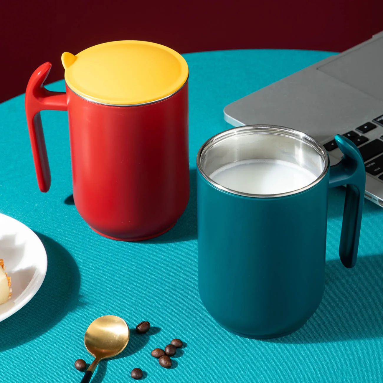 

Термос большой емкости, чашка из нержавеющей стали 304, Женская кружка для питья, бытовые мужские чашки для чая