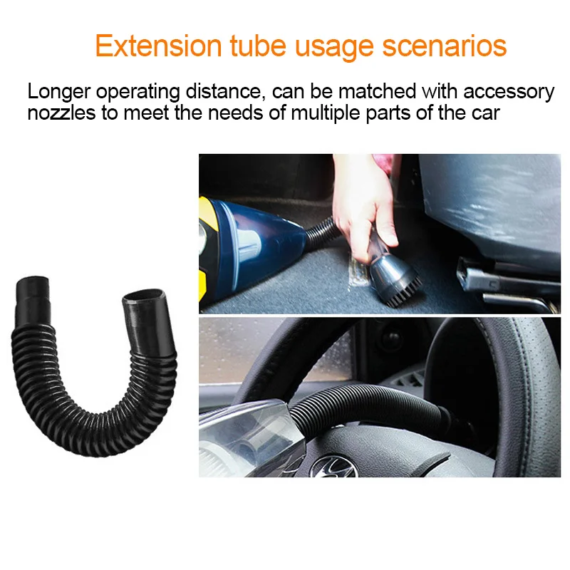 

12V 120W 4 In 1 Universal Portable Multi-function Car Dry Wet Dual-purpose Dust Absorption Inflator Pump with Light Support Tire