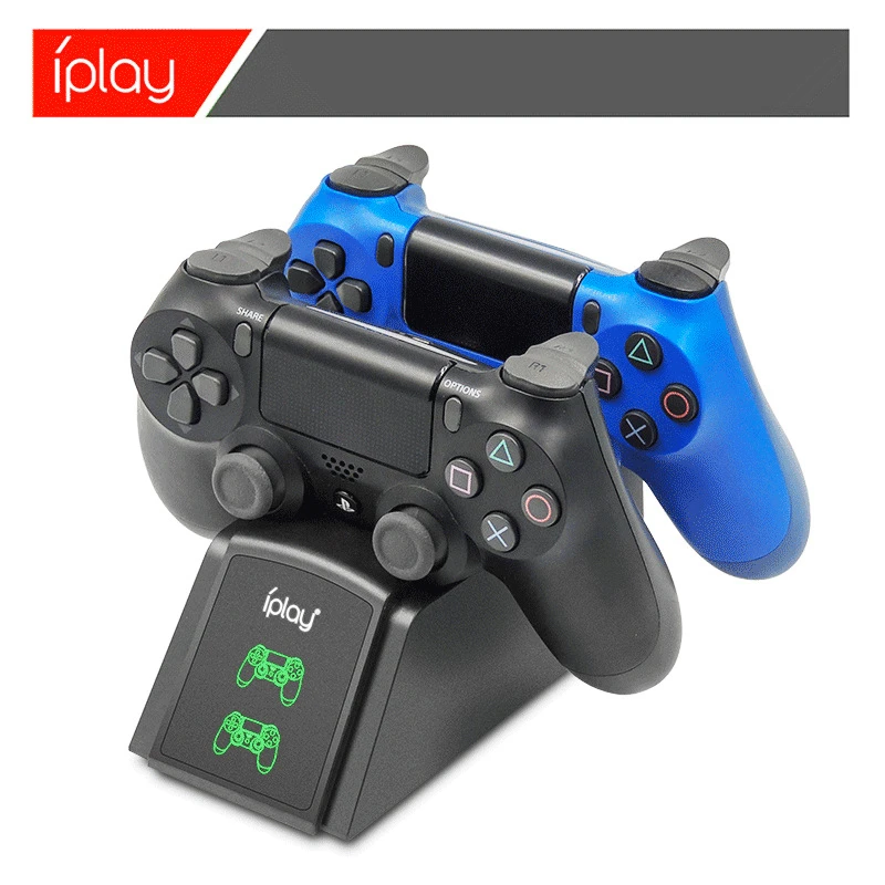 PS4 контроллер зарядное устройство двойной 4 контроллер usb зарядная станция Док-станция для Sony Playstation4/PS4/PS4 Slim/PS4 Pro
