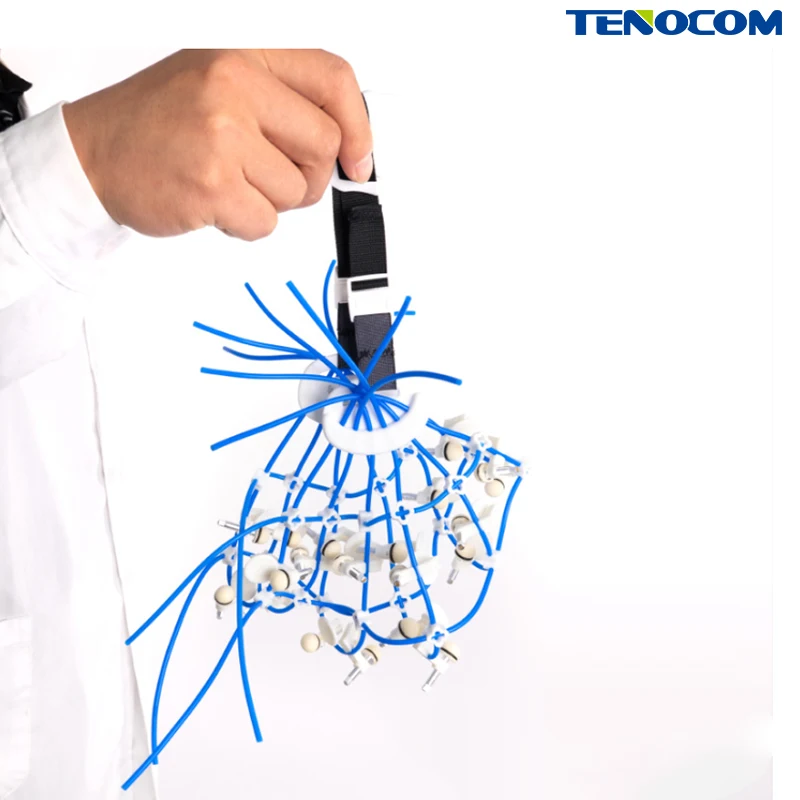 Колпачок EEG из силикона сетчатый тип медицинский нерв колпачок мозга-Эластичные