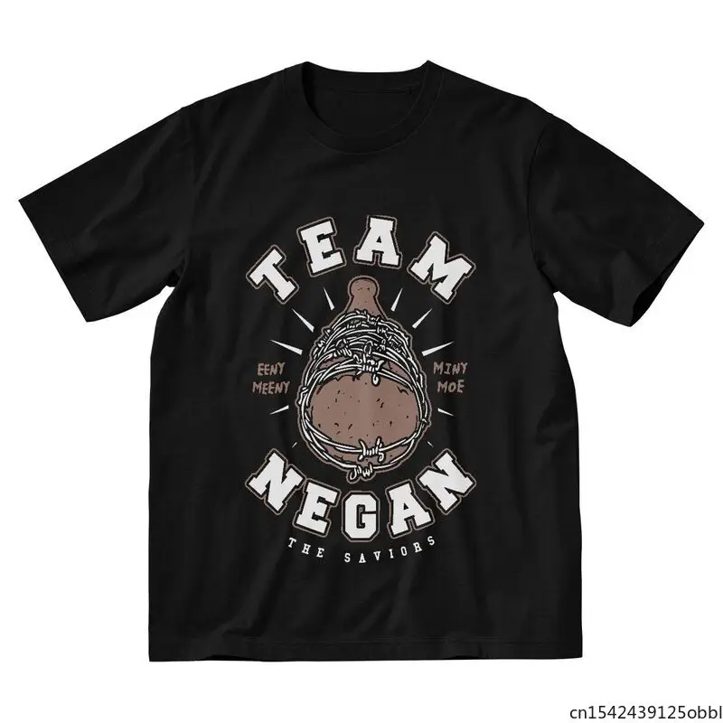

The Walking Dead T-Shirts Men Novelty Short Sleeve Team Negan Top Clothes Unisex Summer Trend Round Neck