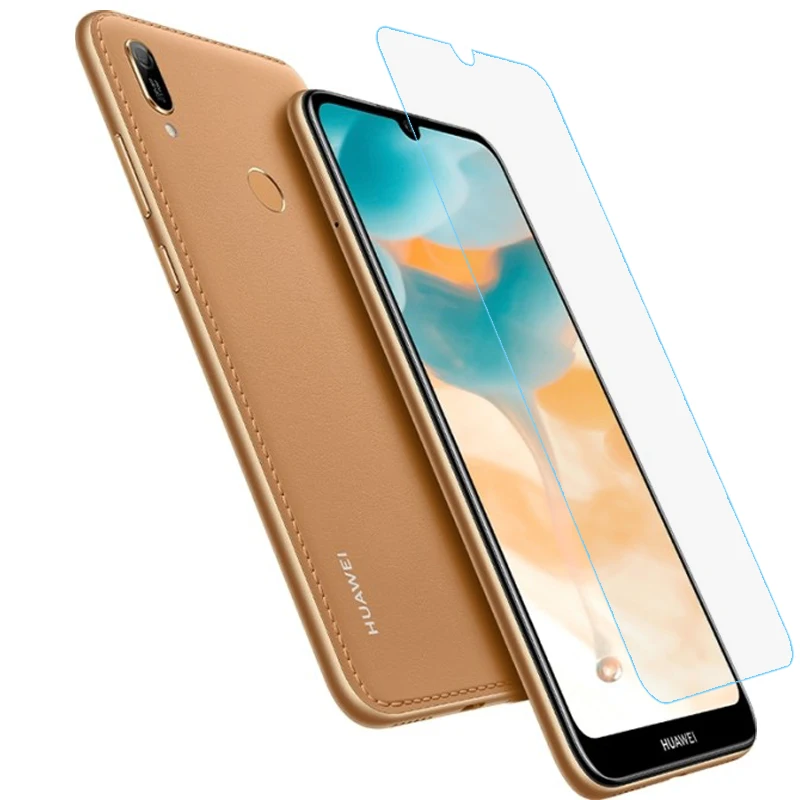 Huawei Y6 2019 закаленное стекло Оригинал 9H Высококачественная защитная пленка