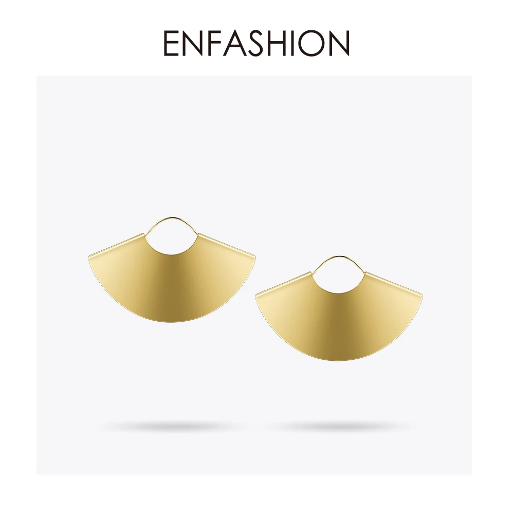 Enfashion, Винтажные висячие серьги, матовое золото, большие серьги, висячие серьги для женщин, модное ювелирное изделие, brinco E5425