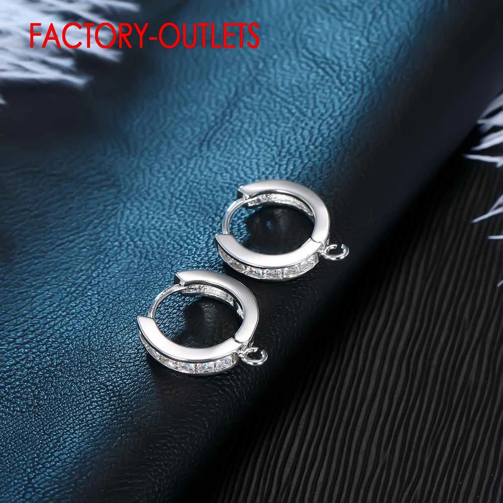 Большая распродажа серьги из стерлингового серебра 925 пробы в виде сверкающих