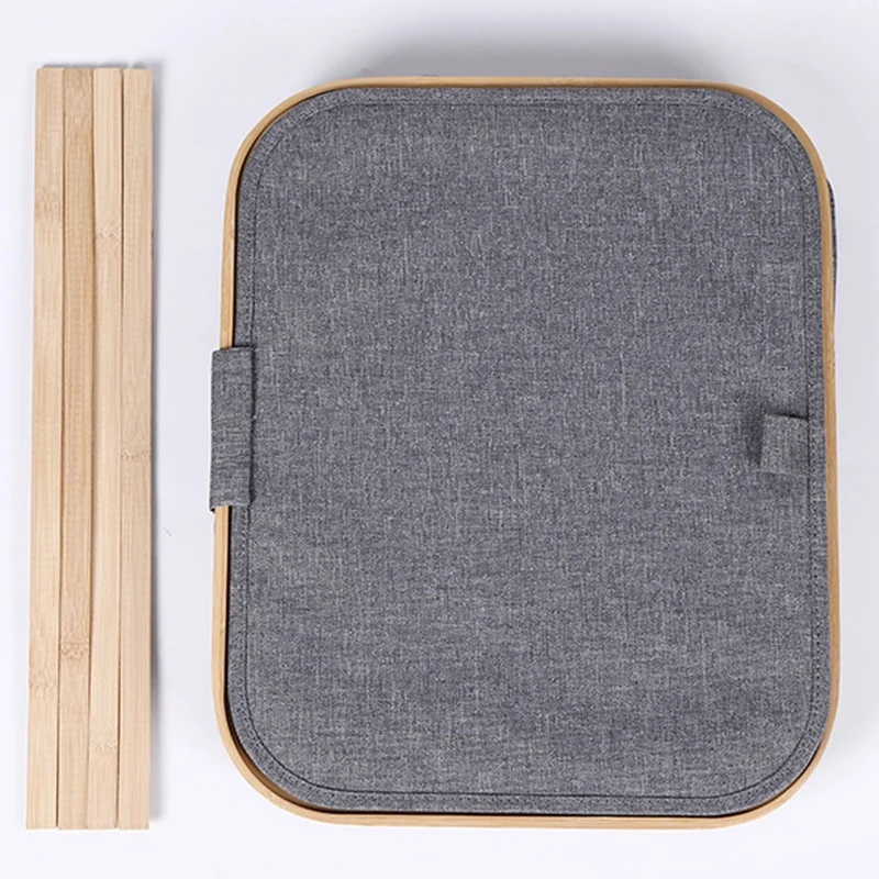 

Laundry Basket with Lid, Large Bamboo Dirty Clothes Hamper with Handle, Waterproof Collapsible Laundry Hamper Storage for Bedroo