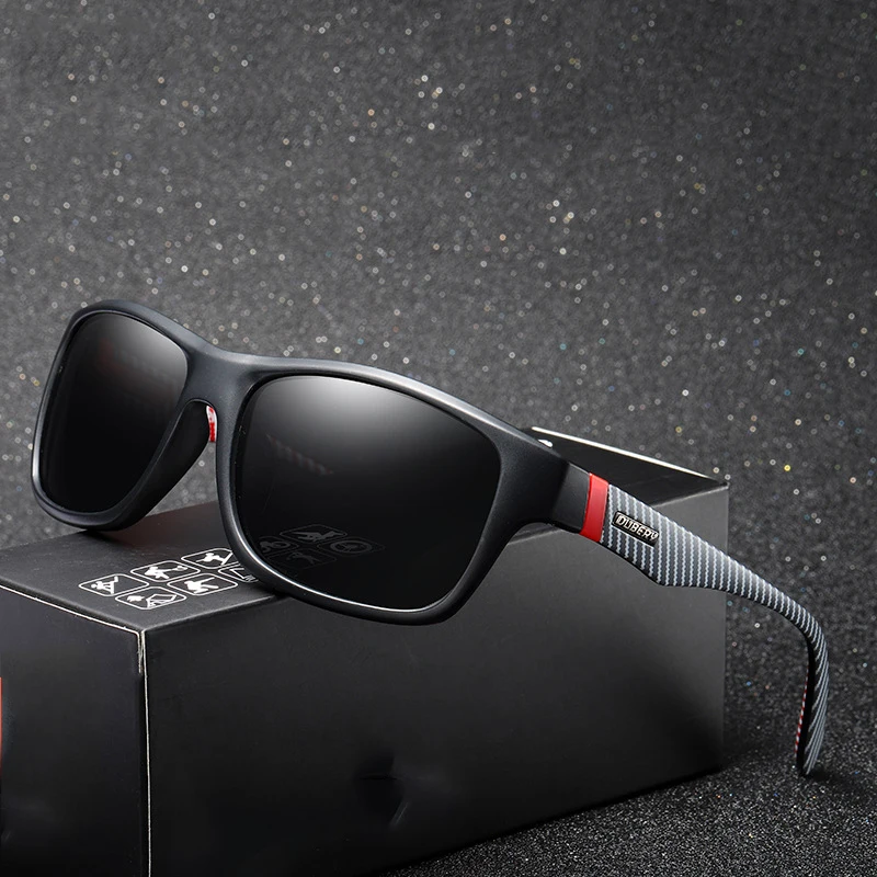 

DUBERY Vintage Sunglasses Polarized Men's Sun Glasses For Men UV400 Shades Spuare Black Summer Oculos Male 8 Colors Model