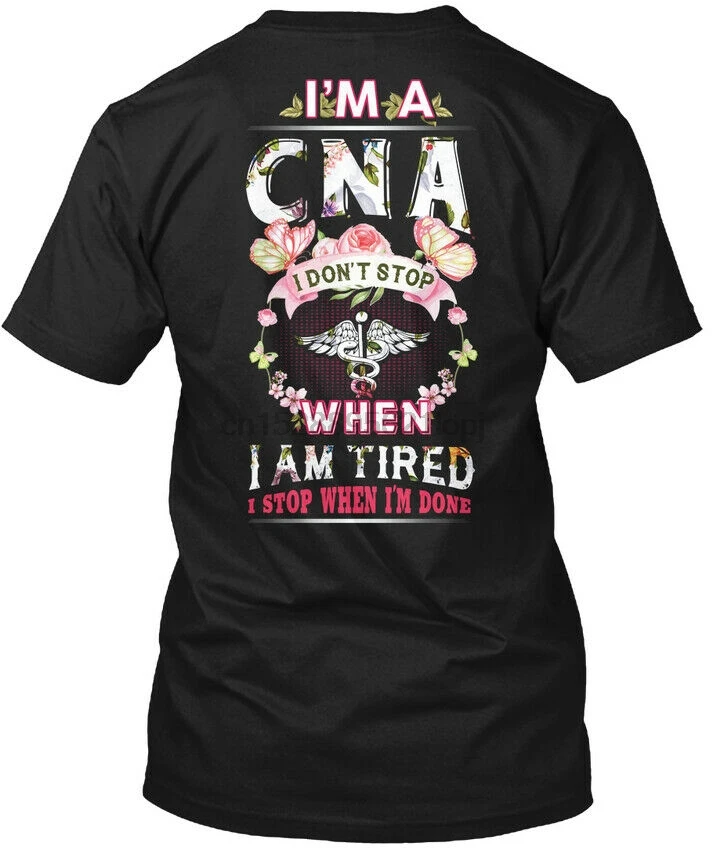 Веселая гордимая Cna-Im A I't Stop когда я устала сделана футболка без тегов | Мужская