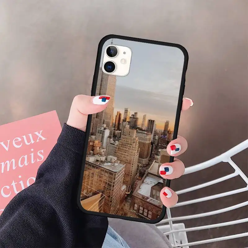 

NYC NEW YORK city Phone Case for iPhone 11 12 pro XS MAX 8 7 6 6S Plus X 5S SE 2020 XR mini high quality luxury funda