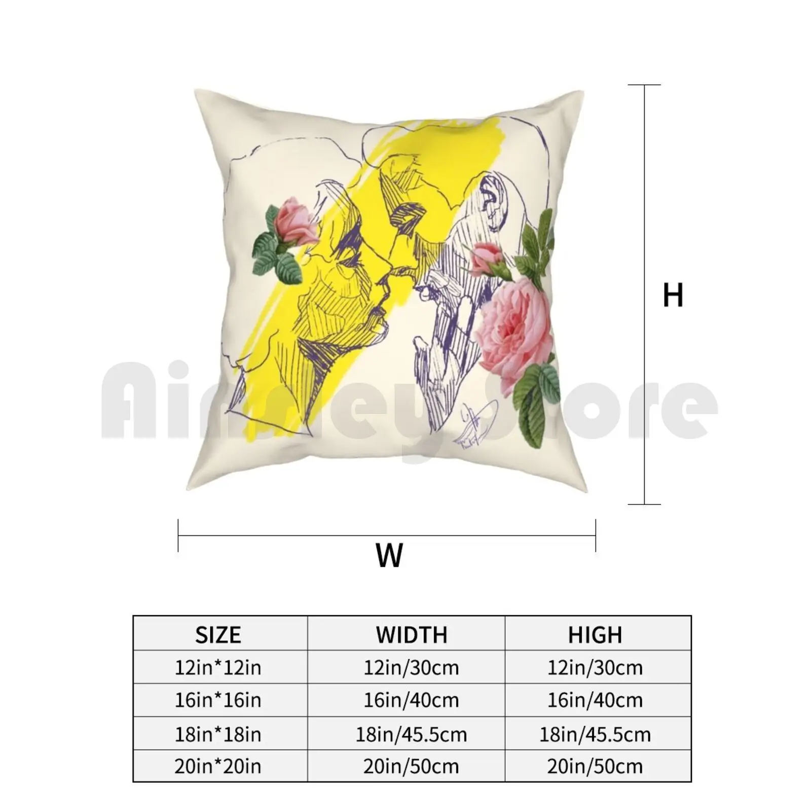 Домашняя мягкая подушка с рисунком место в фотостудии Элизабет Тейлор