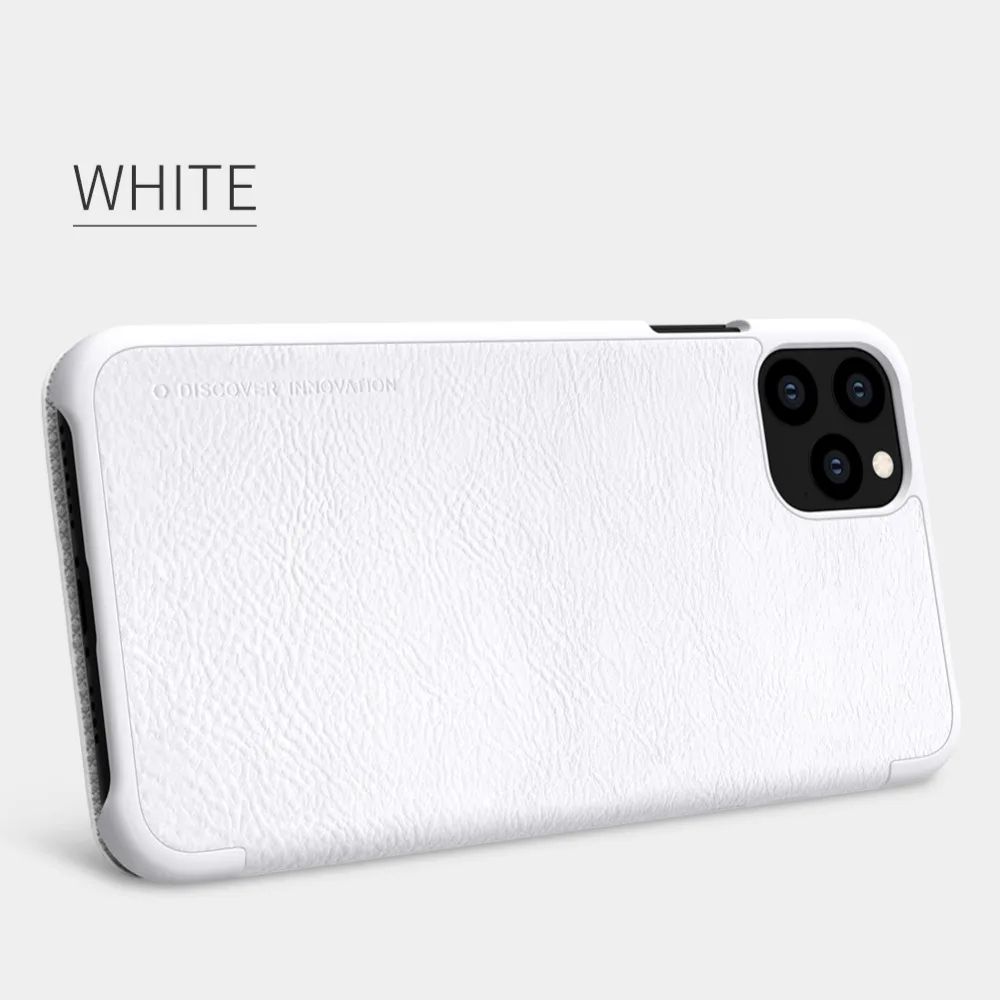 Для iPhone 11 Pro Max X XR XS Max чехол Nillkin Qin роскошный Флип кожаный чехол для телефона для iPhone 11 8 7 6 6S Plus 5 5S SE