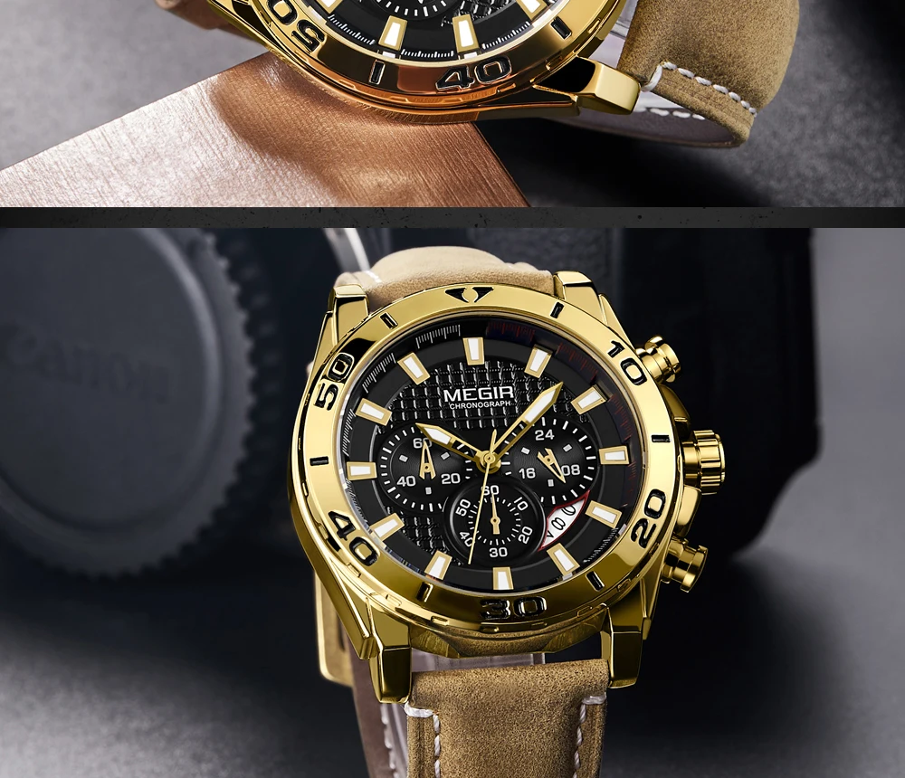 Relojes MEGIR часы мужские модные спортивные кварцевые мужские часы, наручные часы лучший бренд класса люкс водонепроницаемые часы Relogio Masculino