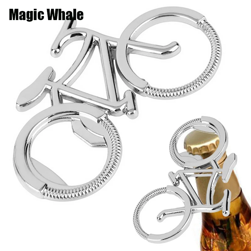 1 шт. открывалка для бутылок Милая в форме велосипеда металлическая модная пива