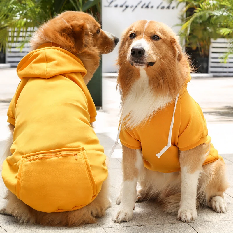

Multi-size Solid Color Hoodie Dog Cute Universal Casual Comfortable Multi-colored Windproof Apparel for Small Large Dog