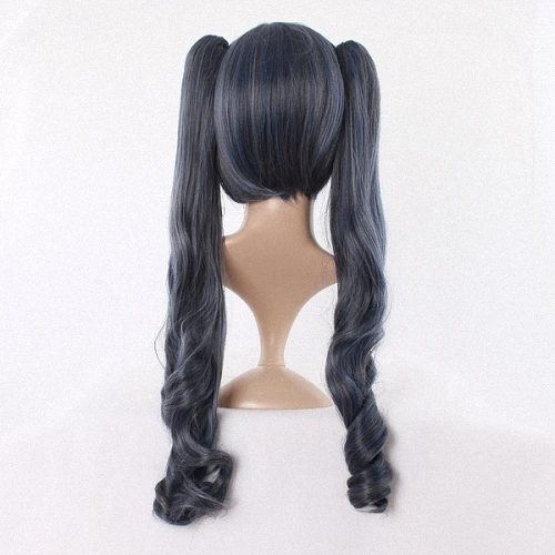 Парик для косплея черного Батлера Kuroshitsuji небесно-голубого цвета с волосами и